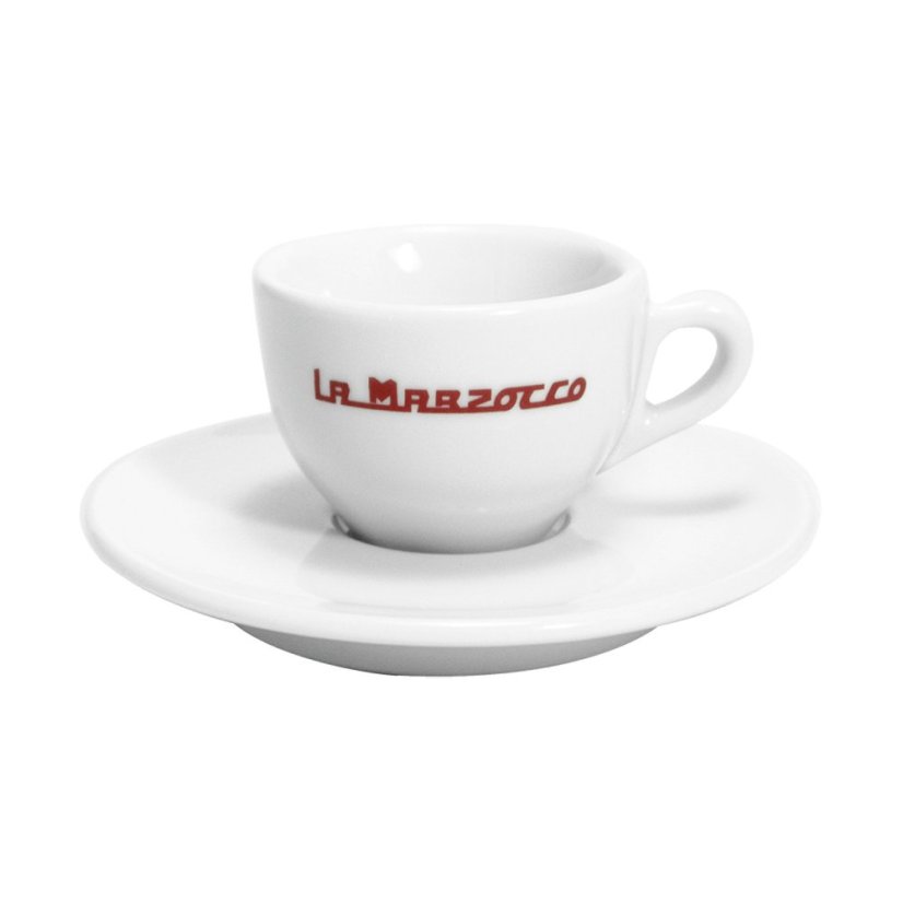 La Marzocco Strada — súprava 6 šálok a podšálok espresso, 65 ml, biele