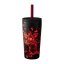 Bialetti - Reisebecher mit Strohhalm Stranger Things 600ml - leuchtet im Dunkeln