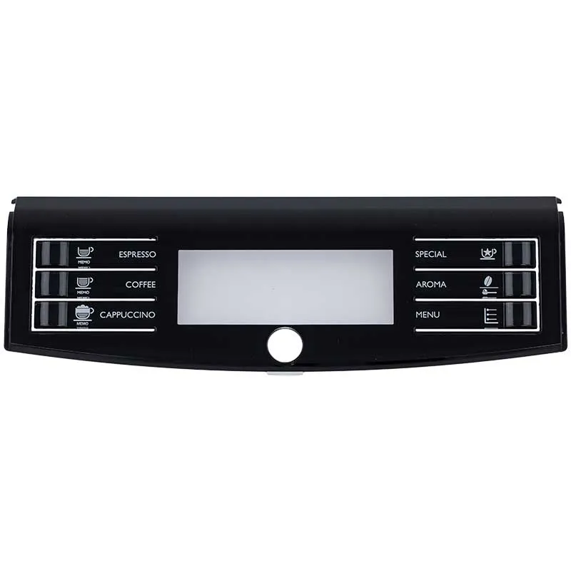 Panel ovládací bez elektroniky pre kávovary Saeco Minuto HD8763 a HD8773 Panel ovládací bez elektroniky pre kávovary Saeco Minuto HD8763 a HD8773