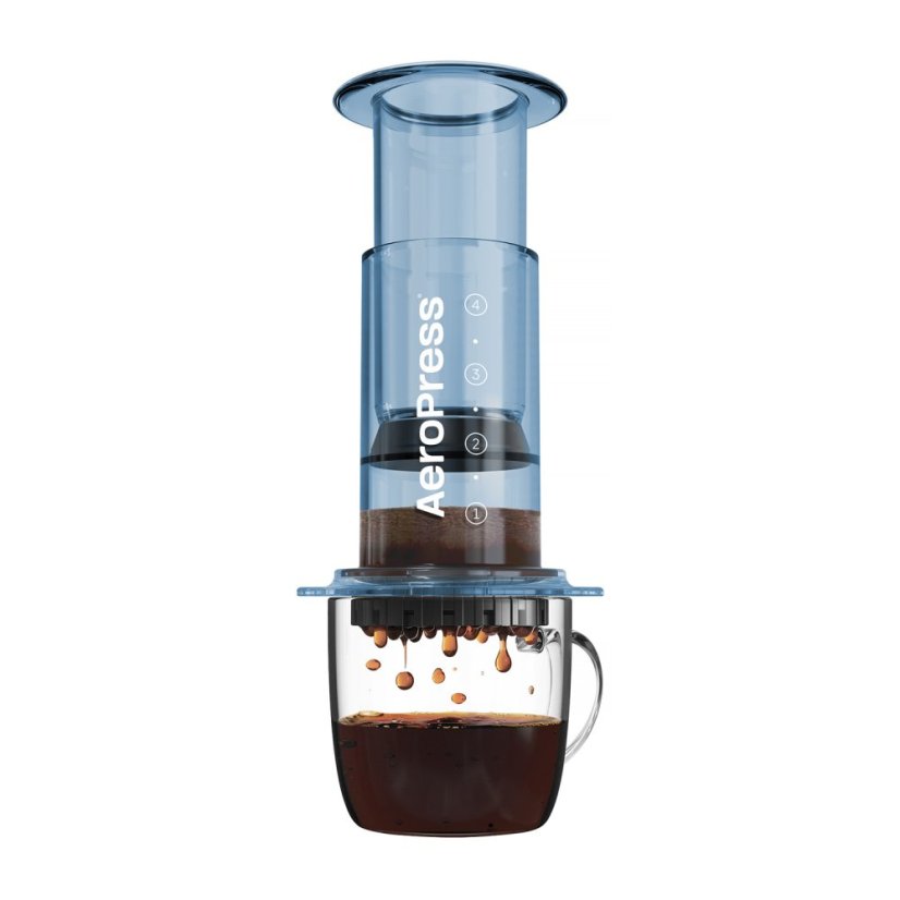 AeroPress - Kávovar Clear Blue