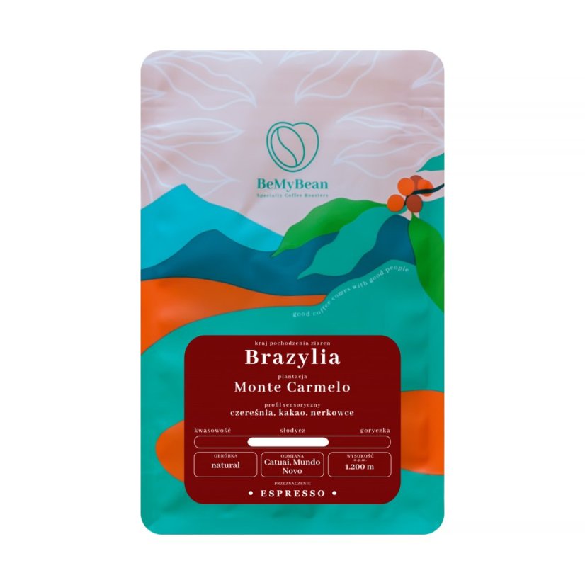 BeMyBean – Brazília Monte Carmelo Natural Espresso 250 g BeMyBean – Brazília Monte Carmelo Natural Espresso 250 g