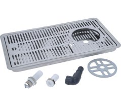 Nerezová zapustená odkvapkávacia miska 400x220 mm