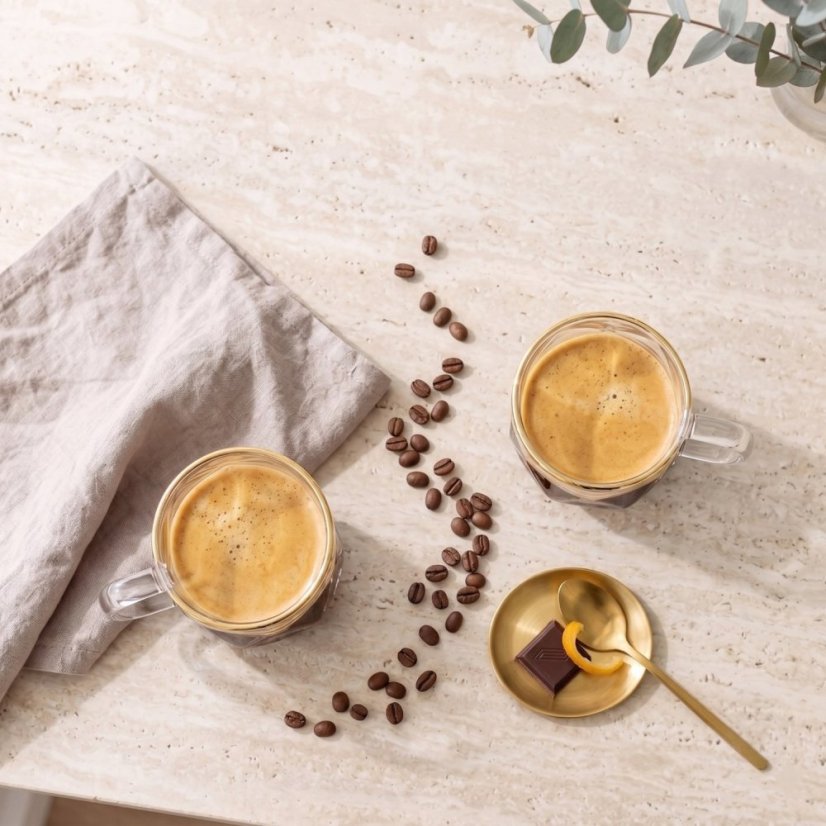 Vialli Design - Espresso šálky Geo Gold 120 ml
