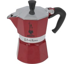 Moka express 3 šálky červená bialetti