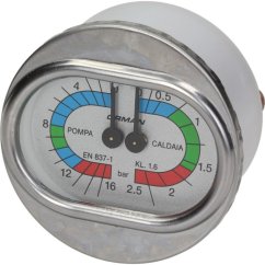 Manometr bojleru a čerpadla 63 mm