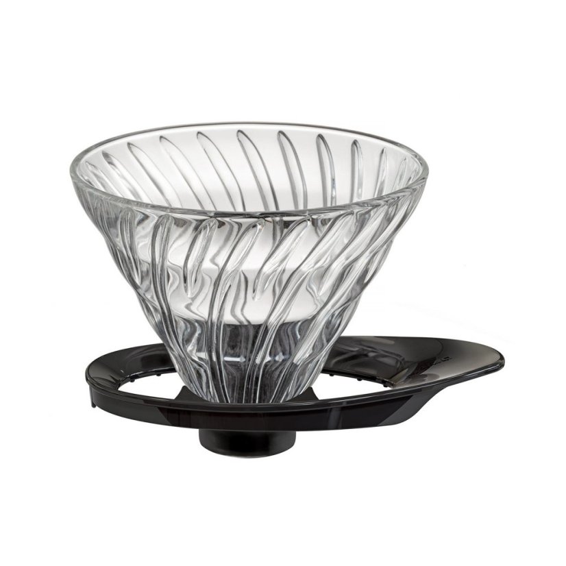 Hario V60 Sklenený dripper 02 - Čierny Hario V60 Sklenený dripper 02 - Čierny