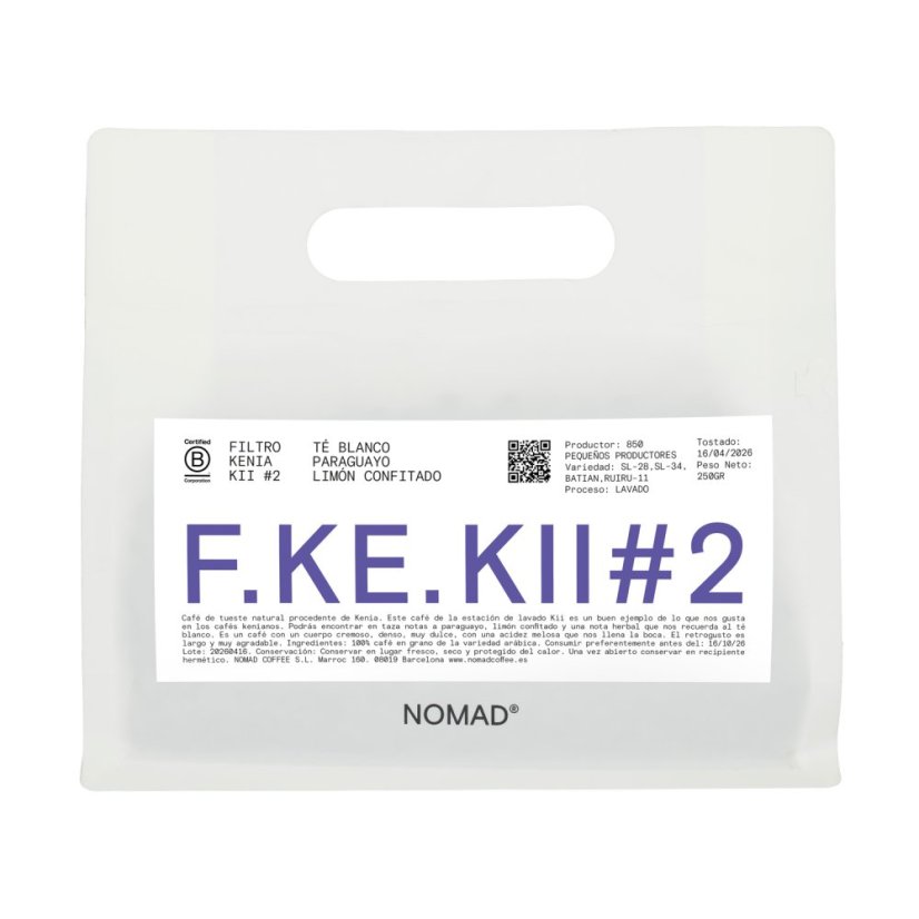 Nomad Coffee - Kenya KII#2 Washed na filter 250 g Nomad Coffee - Kenya KII#2 Washed na filter 250 g