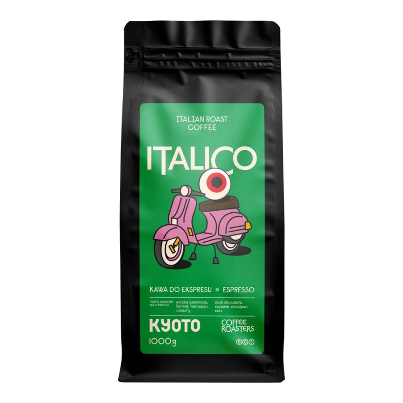 KYOTO Organza – zrnková zmes na espresso 1 kg KYOTO Organza – zrnková zmes na espresso 1 kg