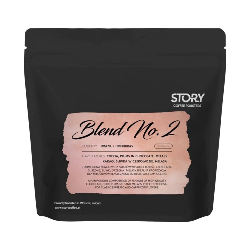 Story Coffee Roasters Blend No.2 Brazil x Honduras – espresso 250 g Story Coffee Roasters Blend No.2 Brazil x Honduras – espresso 250 g