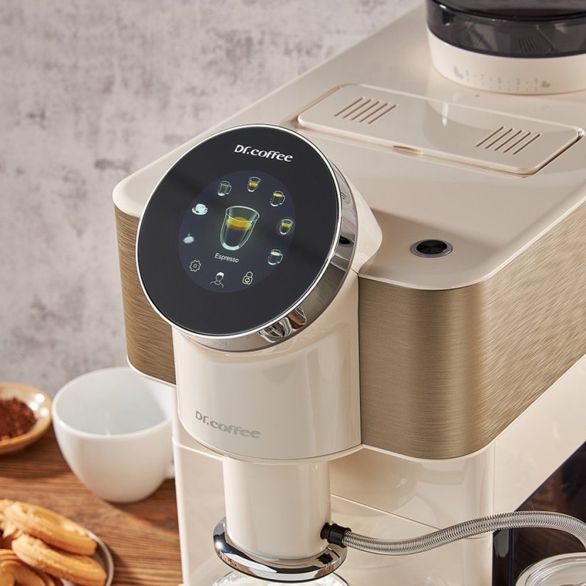 Dr. Coffee - biely kávovar H2