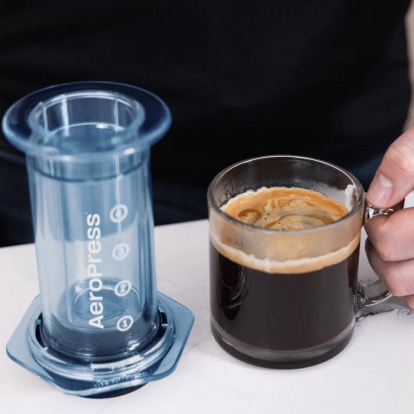 AeroPress - Kávovar Clear Blue