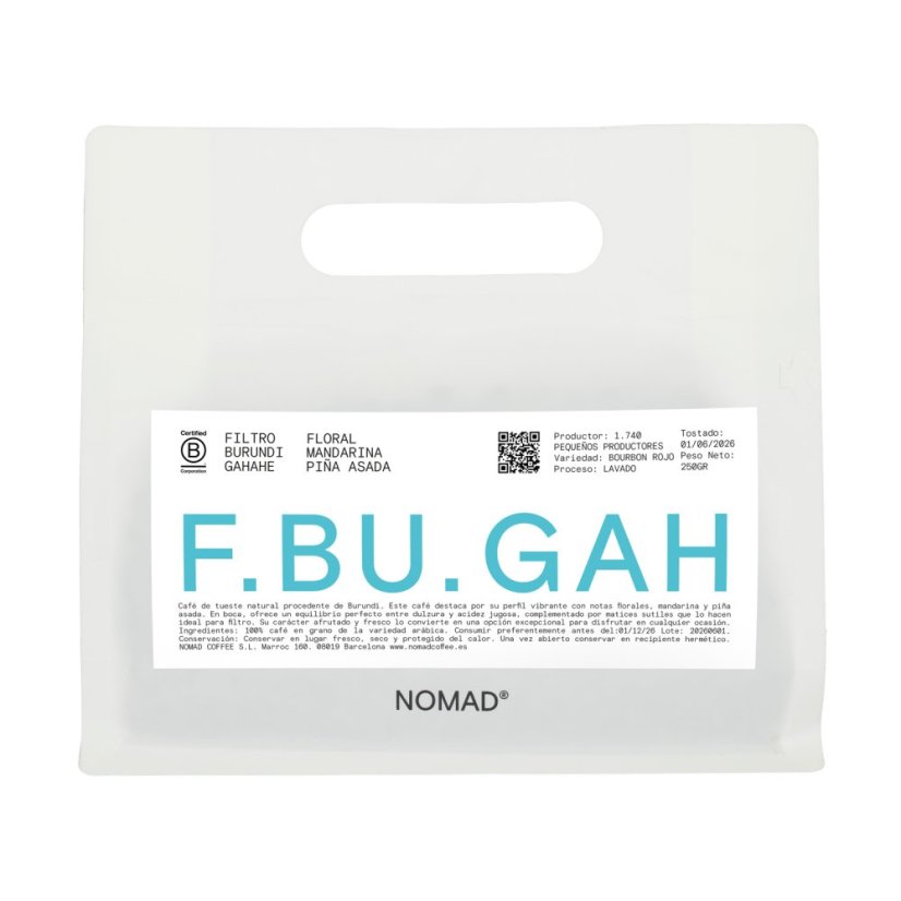 Nomad Coffee Burundi Gahahe – filter 250 g Nomad Coffee Burundi Gahahe – filter 250 g