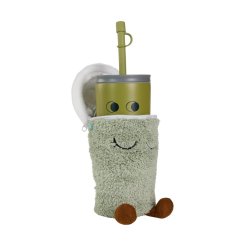 Asobu Fuzzie Mimi — Isolierflasche mit Plüschhülle 360 ml