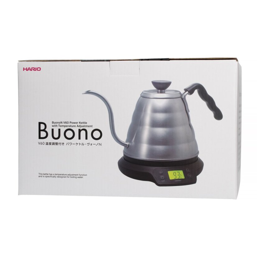 Hario V60 Power Buono Wasserkocher mit Temperaturregelung - 0,8 l