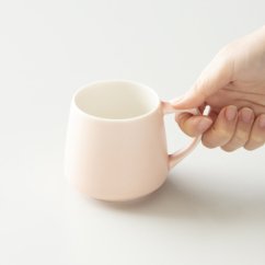 ORIGAMI - hrnček Aroma 320 ml matná ružová