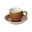 Loveramics Egg — šálek s podšálkem na espresso 80 ml, karamelový