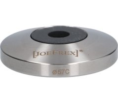 Konvexe Tamperbasis M8, Edelstahl ⌀ 57 mm