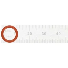 Red gasket for milk tank coupling for DeLonghi coffee machines