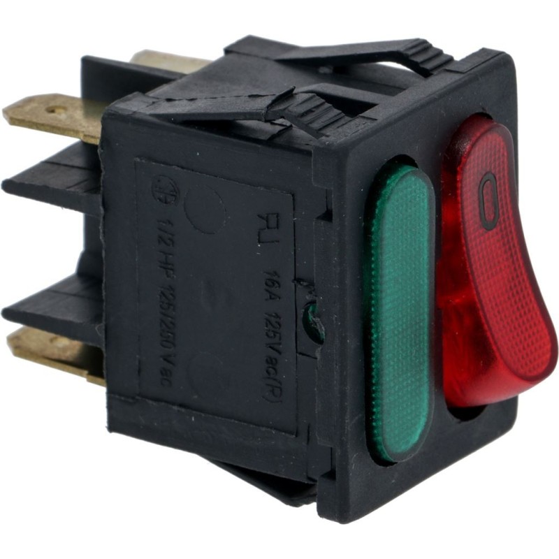 Pavoni červený bipolárny vypínač 16a 250v Pavoni červený bipolárny vypínač 16a 250v