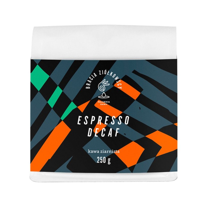 Bracia ZIółkowscy - Brasilien Natural Decaf Espresso 250 g Bracia ZIółkowscy - Brasilien Natural Decaf Espresso 250 g