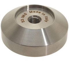 Flache Tamperbasis IMS M10, Edelstahl ⌀ 53 mm