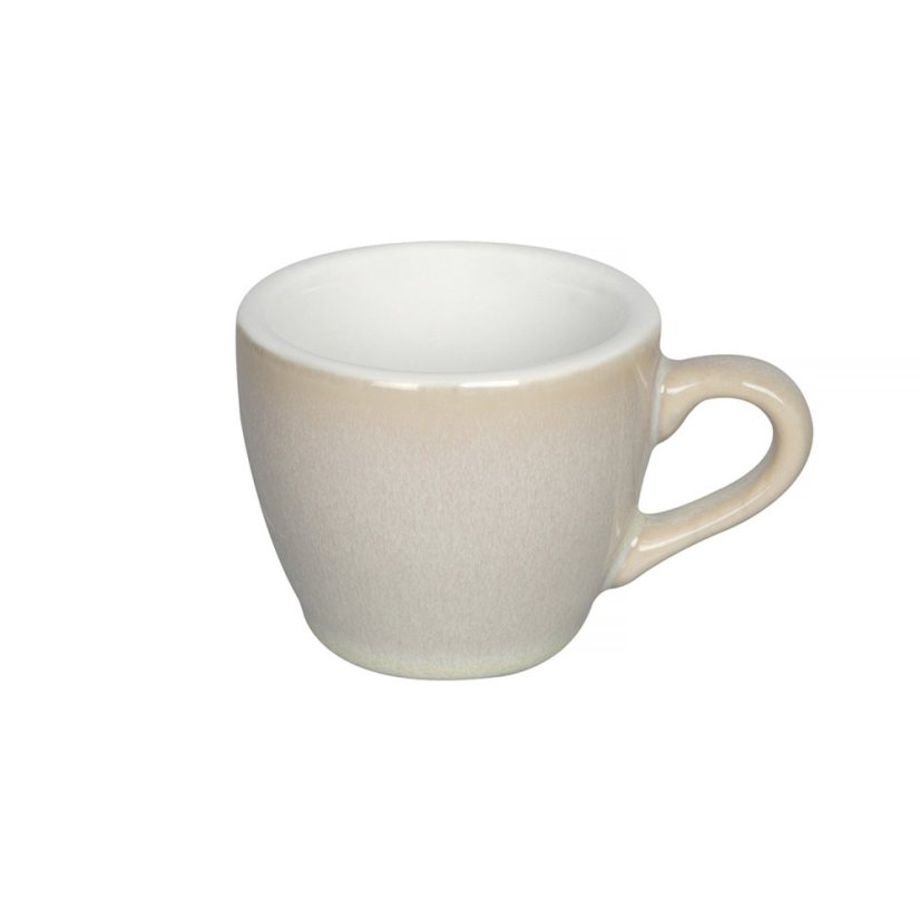 Loveramics Egg — šálka s podšálkou na espresso 80 ml, slonovinová