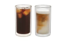 Szklanki do kawy dwuścienne izolacyjne dla ekspresów 2szt/300ml