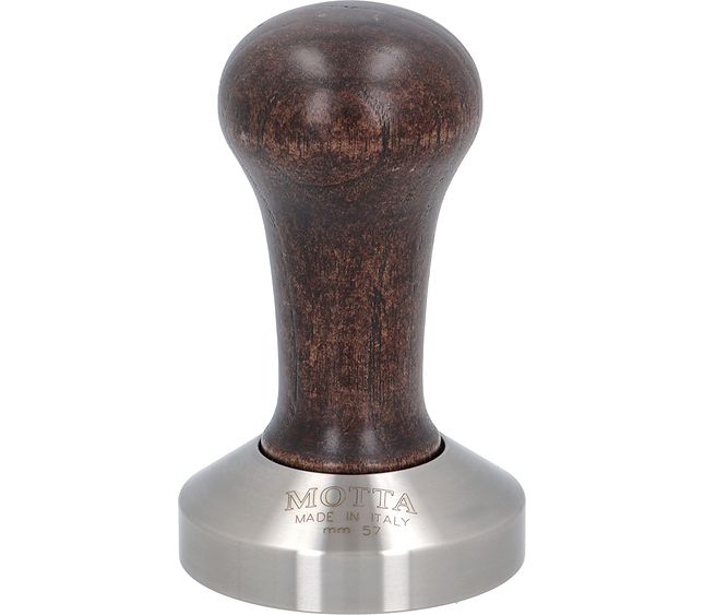 Wood and s/steel coffee tamper ? 57 mm Wood and s/steel coffee tamper ? 57 mm