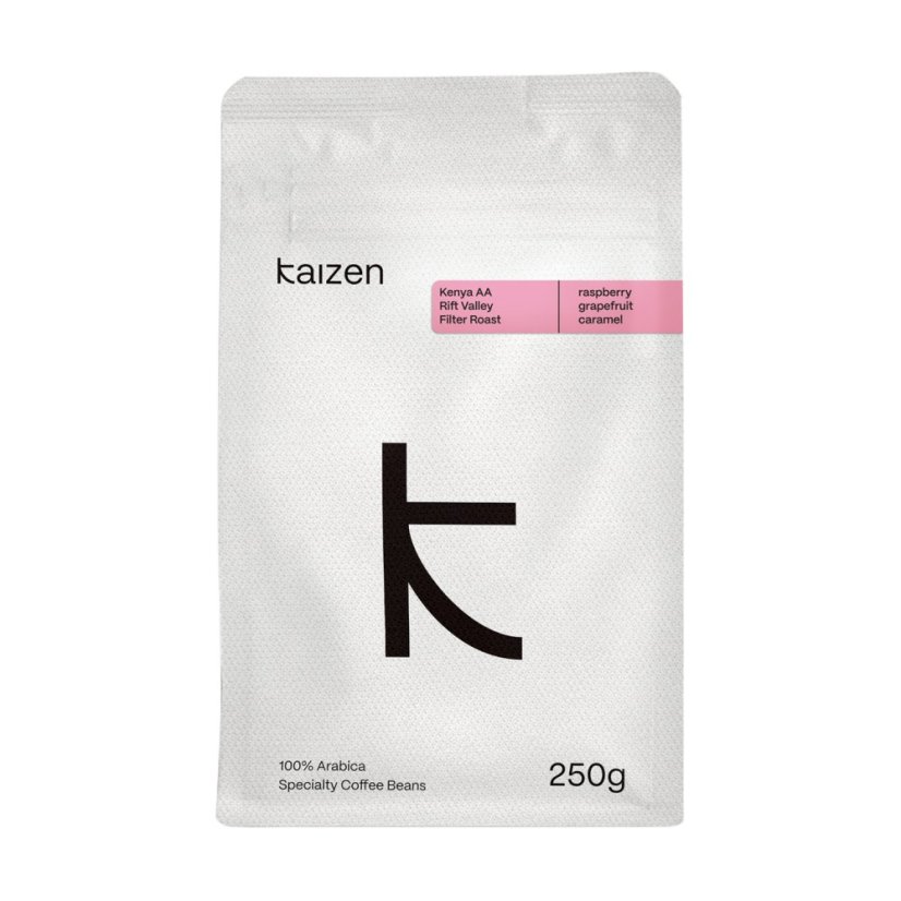 Kaizen – Keňa AA Rift Valley Fully Washed na filter 250 g Kaizen – Keňa AA Rift Valley Fully Washed na filter 250 g