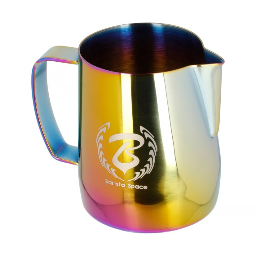 Barista Space — kanvička na mlieko 350 ml, Rainbow