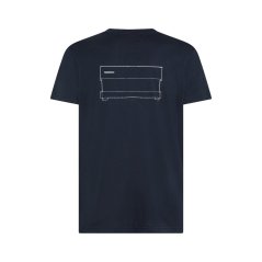La Marzocco - Klasické pánske tričko veľkosť M – Navy