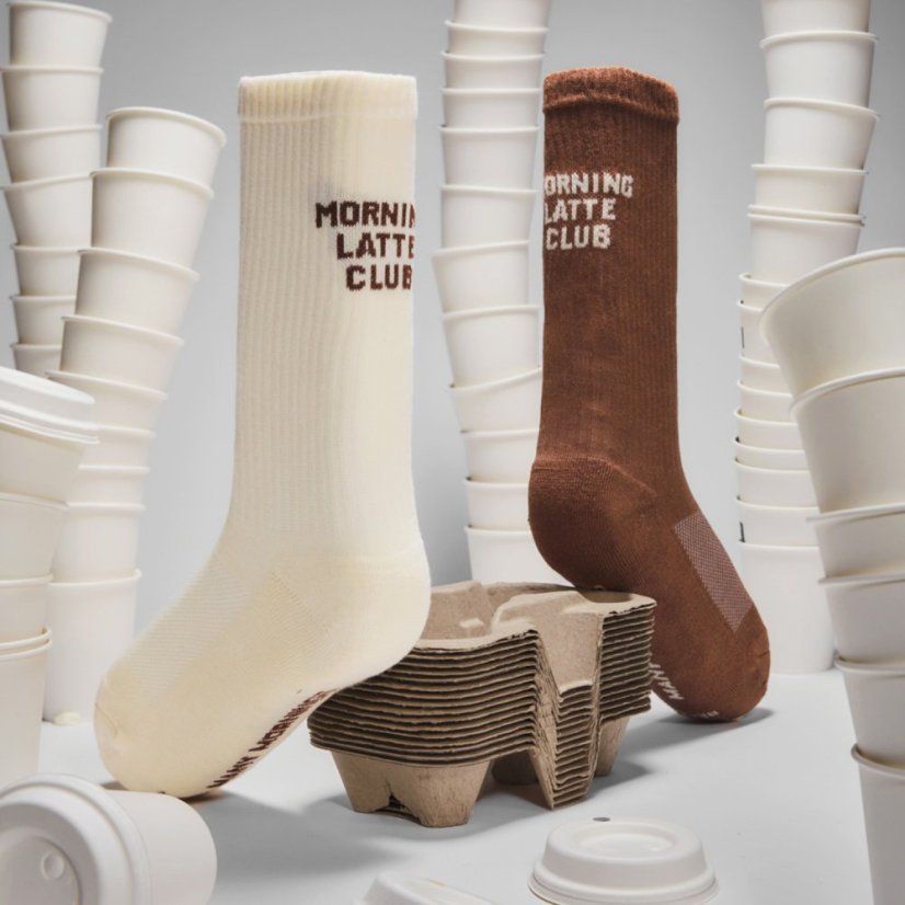 Many Mornings - Latte Club Socken 43-46