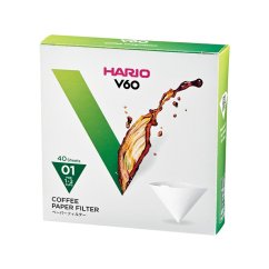Hario V60-01 — Papierfilter, 40 Stück