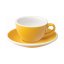 Loveramics Egg — taza con platillo Flat White 150 ml, amarillo