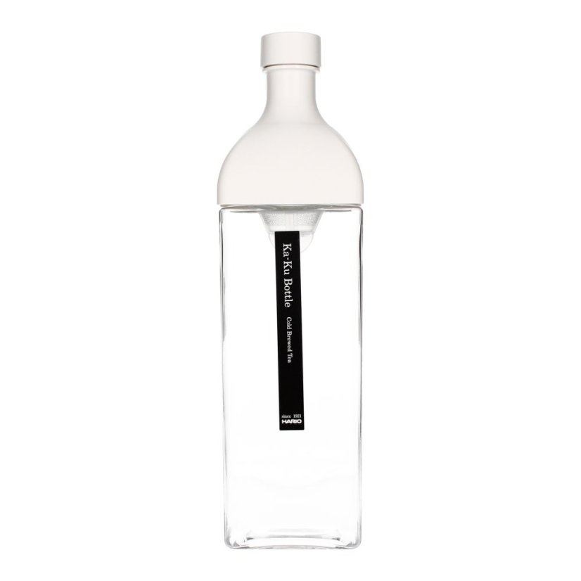 Hario Ka-Ku – Cold-Brew-Teeflasche 1200 ml – Weiß