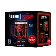 Bialetti - Cană de camping Stranger Things 420ml - luminează în întuneric