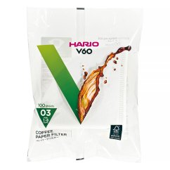Hario Papierfilter für V60-03 Dripper - 100 Stück