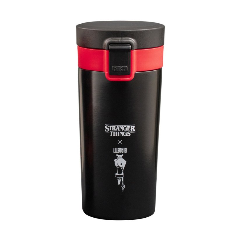 Bialetti - Reisebecher Stranger Things 380ml - leuchtet im Dunkeln