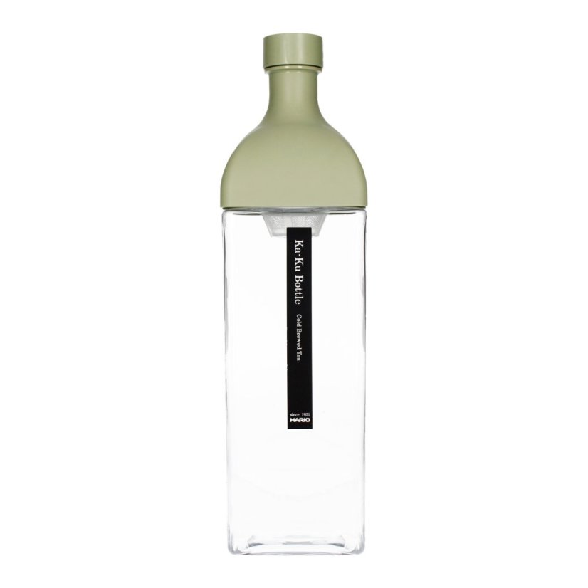 Hario Ka-Ku – Cold-Brew-Teeflasche 1200 ml – Rauchgrün