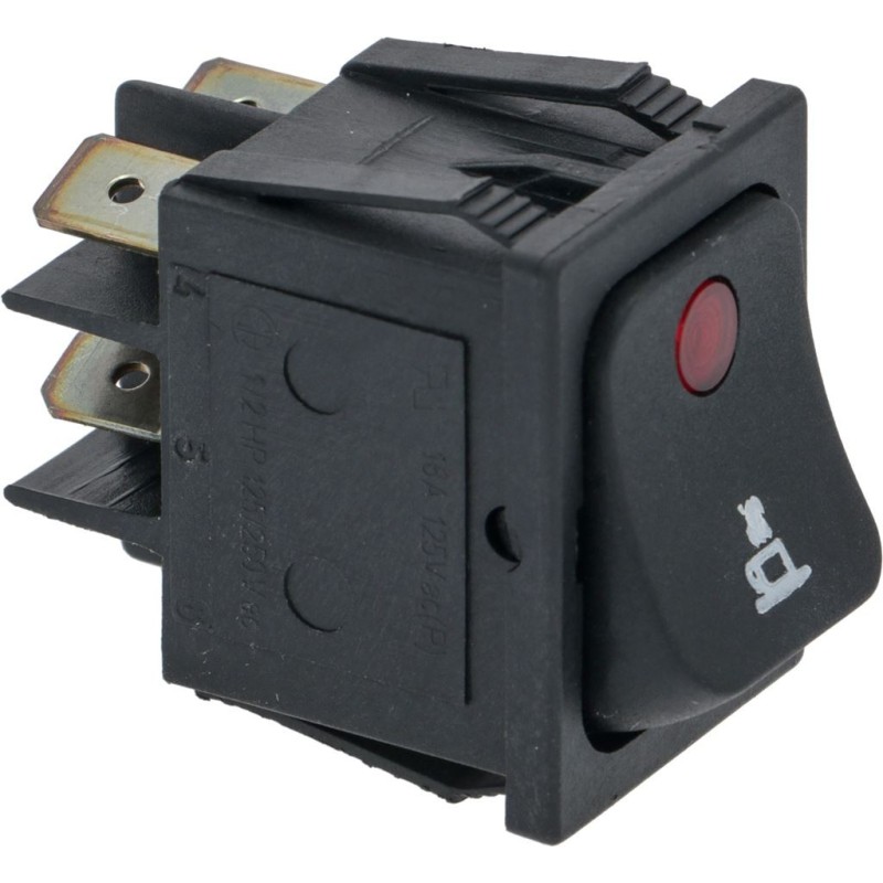Pavoni vypínač 2 póly černý 16a 250v 5350004 Pavoni vypínač 2 póly černý 16a 250v 5350004