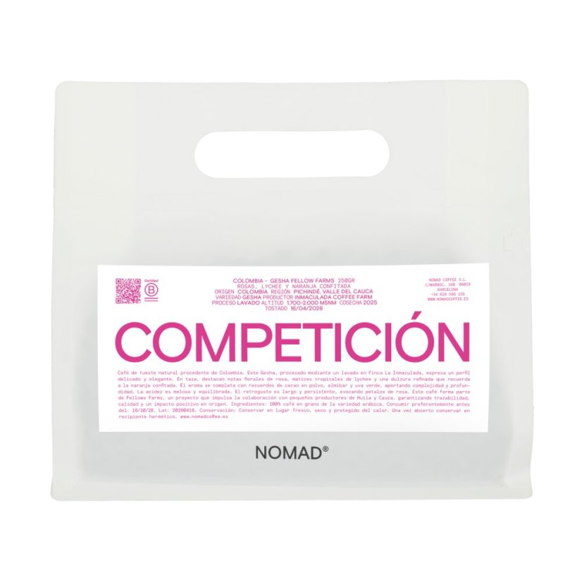 Nomad Coffee - Colombia Gesha Fellow Farms Washed na filter 250 g