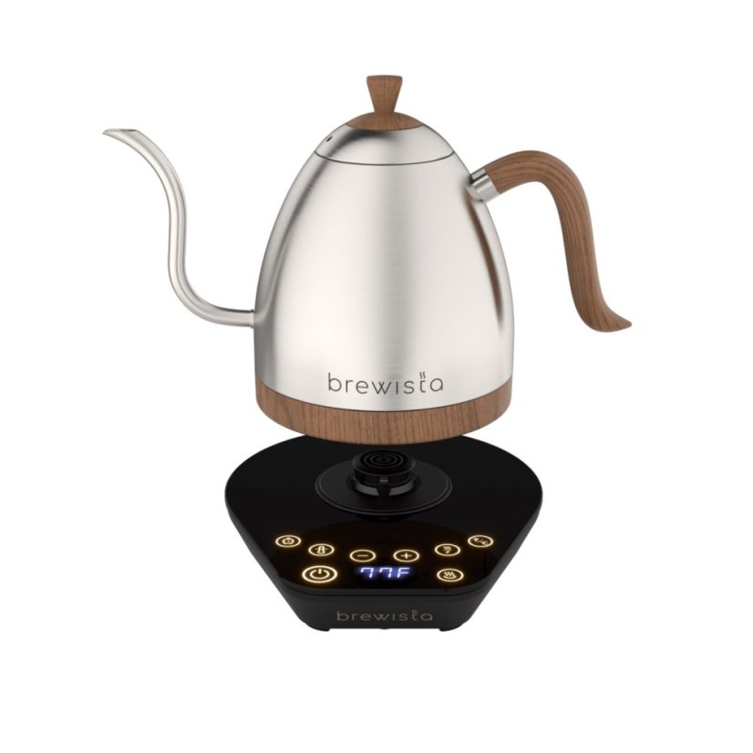 Brewista - Artisan Elektrischer Wasserkocher mit variabler Temperatur, Edelstahl, 1 l