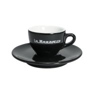 La Marzocco Strada — juego de 6 tazas con platillos espresso, 65 ml, negro La Marzocco Strada — juego de 6 tazas con platillos espresso, 65 ml, negro