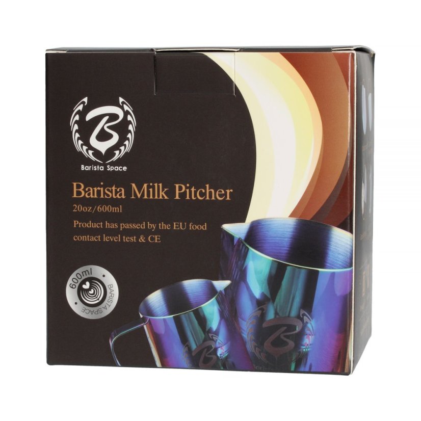 Barista Space — Milchkännchen 600 ml, Sandy Rainbow