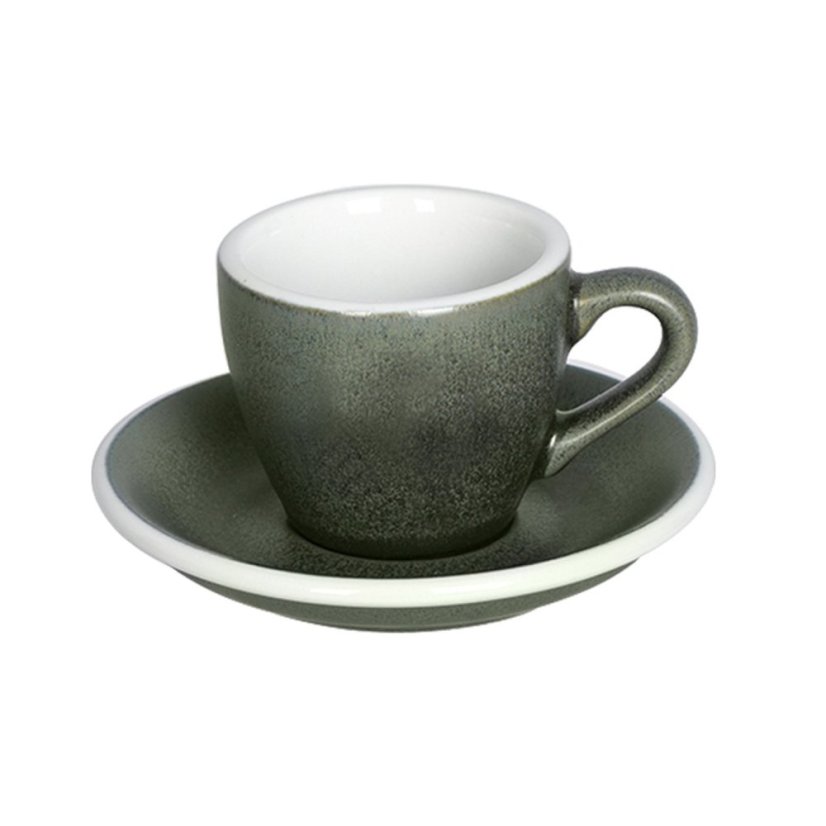 Loveramics Egg - Espresso šálek a podšálek 80ml - Forest