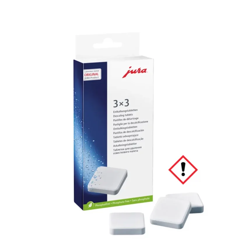 Tablety odvápňovacie 9ks pre kávovary Jura