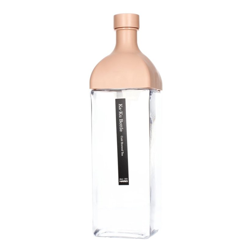 Hario Ka-Ku – Cold-Brew-Teeflasche 1200 ml – Rauchrosa