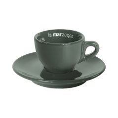 La Marzocco — súprava 6 šálok a podšálok espresso, 65 ml, sivé