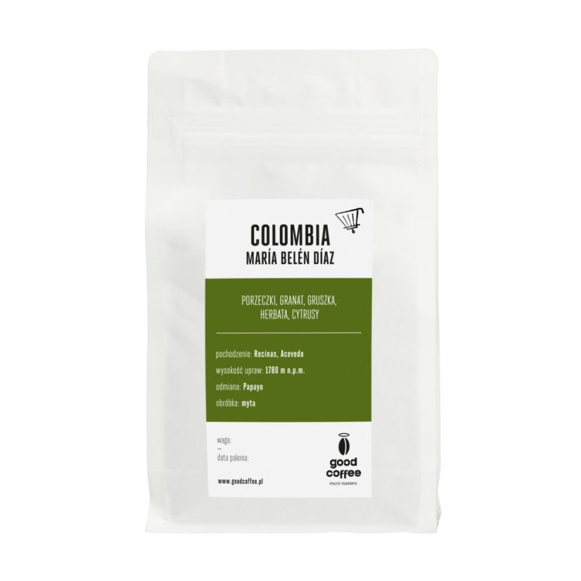 Good Coffee – Kolumbia Maria Belen Diaz Washed Espresso 250 g Good Coffee – Kolumbia Maria Belen Diaz Washed Espresso 250 g