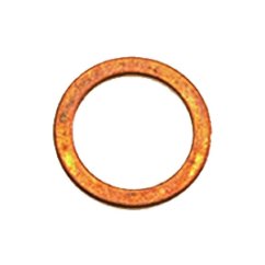 Ploché těsnění z mědi 14x10x1 mm